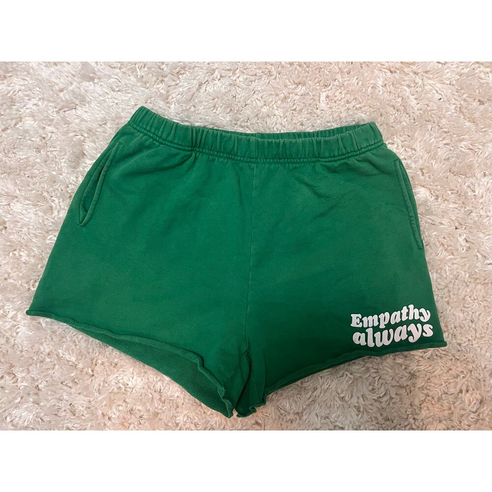 Mayfair Group Empathy Always Green Cozy 100% Cotton Short Pockets Drawstring M/L